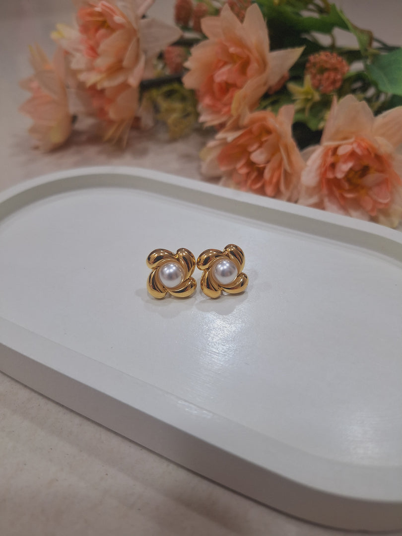 Pearl Embrace Studs