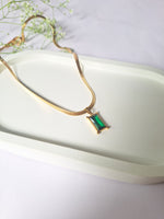 Load image into Gallery viewer, Jade Horizon Necklace
