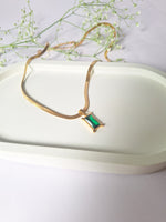 Load image into Gallery viewer, Jade Horizon Necklace
