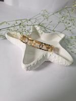 Load image into Gallery viewer, Golden Bloom Bangle
