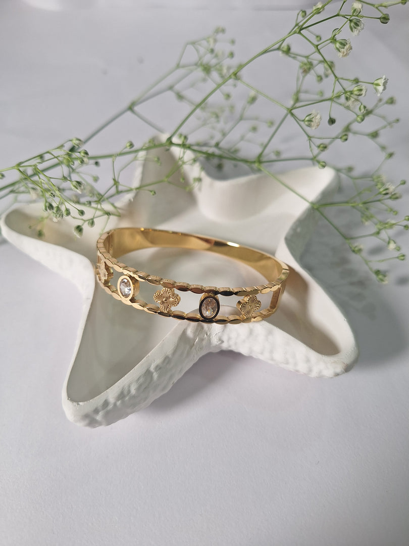 Golden Bloom Bangle