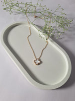 Load image into Gallery viewer, Pearl Clover Charm Necklace
