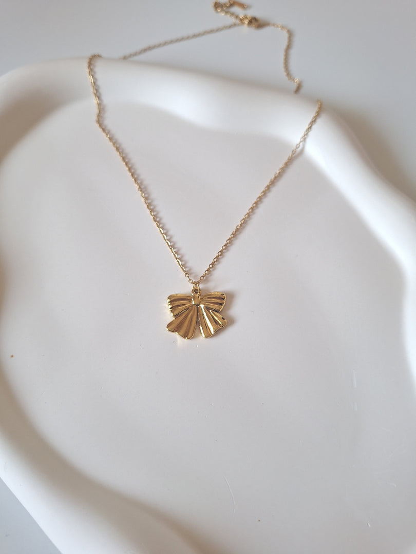 Ribbon Bow Necklace