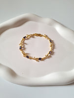 Load image into Gallery viewer, Amethyst Tulip Bracelet