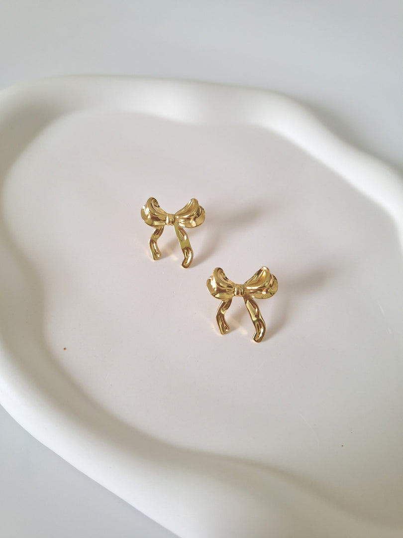 Luxe Bow Studs