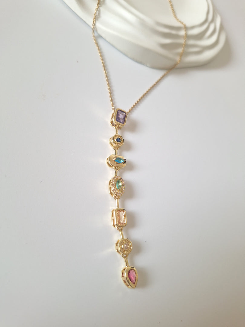 Crystal Drop Y Chain