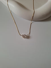 Sweetheart Solitaire Necklace