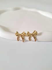 Luxe Bow Studs