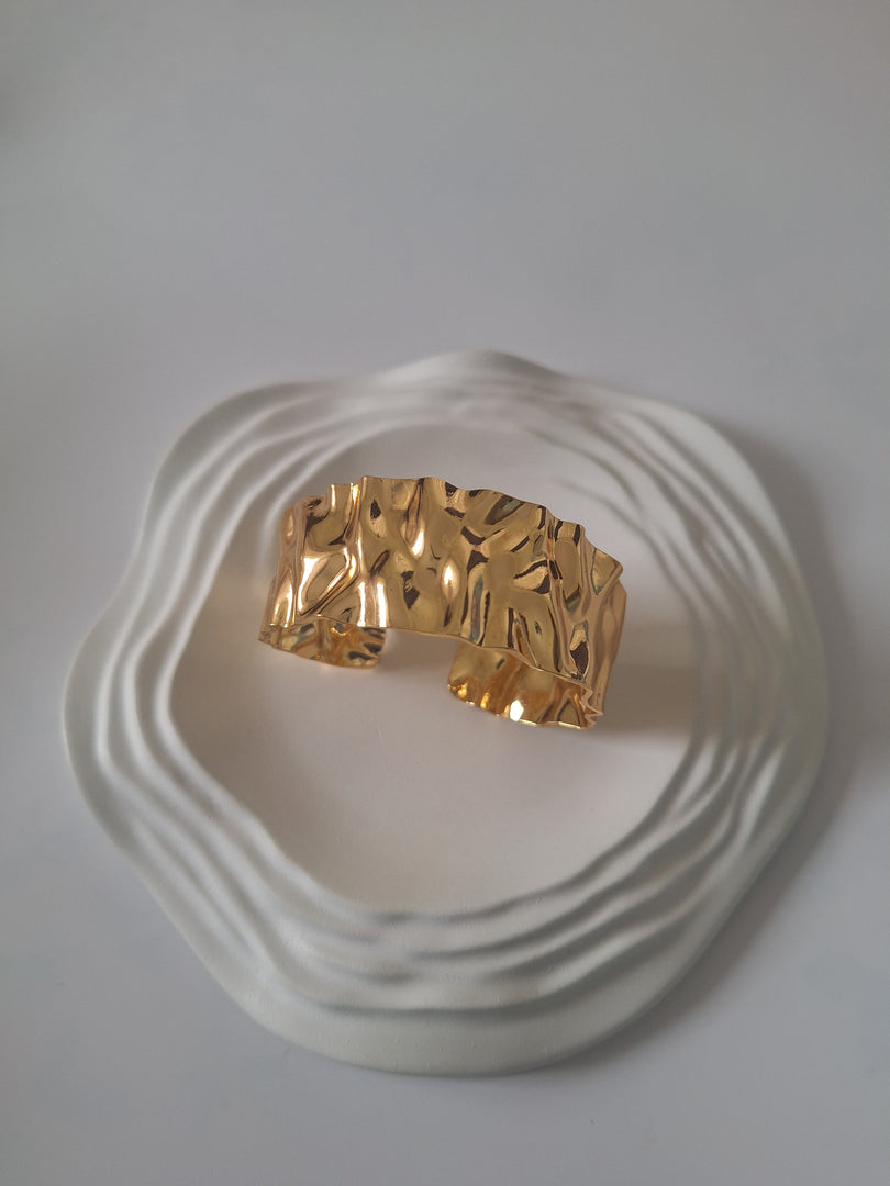 Ocean Wave Cuff Bracelet