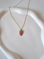 Load image into Gallery viewer, Strawberry Charm Necklace