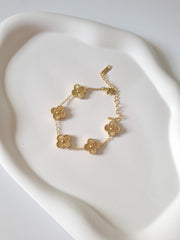 Golden Clover Bracelet