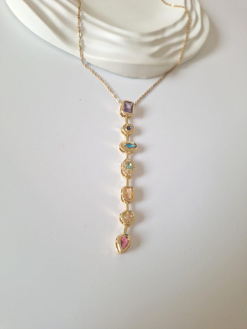 Crystal Drop Y Chain