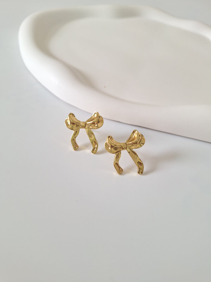 Luxe Bow Studs