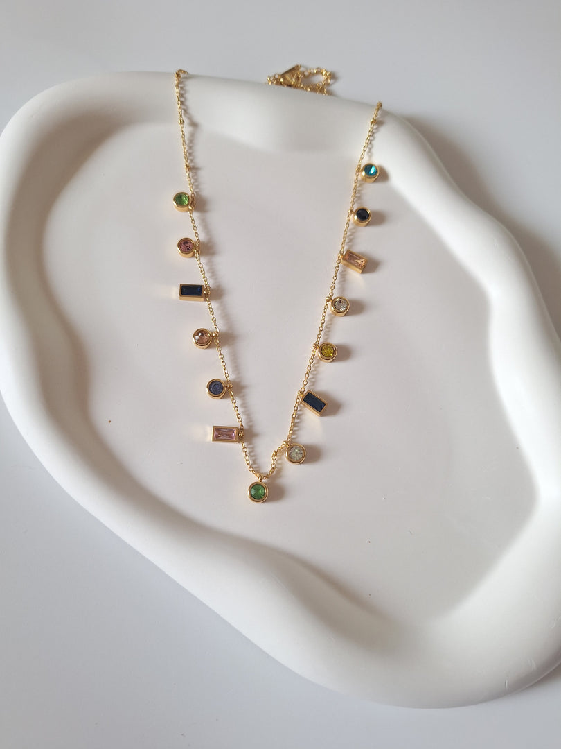 Jeweled Dewdrop Necklace